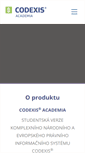 Mobile Screenshot of codexisacademia.cz
